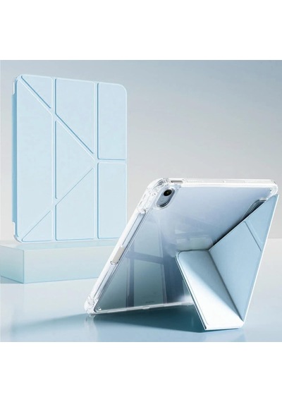 Samsung Galaxy Tab S10 Lite İle Uyumlu Kılıf Sm-x400 Saydam Arka Kapak Flip Smart Cover Katlanabilir Standlı Darbe Emici Koruyucu Tablet Kılıfı Akıllı Uyku Özellikli Mavi Samsung Galaxy Tab S10 Lite İle Uyumlu Kılıf Sm-x400 Saydam Arka Kapak Flip Smart Cover Katlanabilir Standlı Darbe Emici Koruyucu Tablet Kılıfı Akıllı Uyku Özellikli Mavi