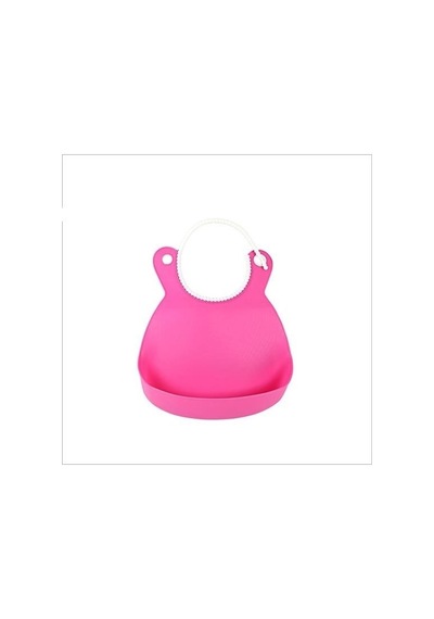 Hobibahçem Çocuk Bebek Mama Önlüğü Dökülme Engelleyici Bükülebilir Pembe
