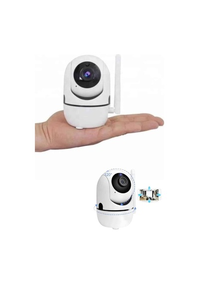 Kablosuz Wifi Destekli Akıllı Güvenlik Kamerası Hareket Sensörlü 03669934