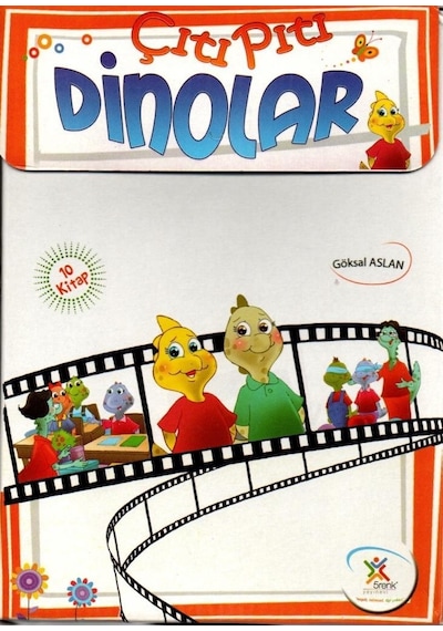 Çıtı Pıtı Dinolar Serisi Seti-10 Kitap Takım - Göksal Aslan - 5 Renk Yayınları