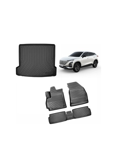 Rizline Chery Omoda 5 2022+3d Bagaj Havuzu Ve Paspas Set Siyah