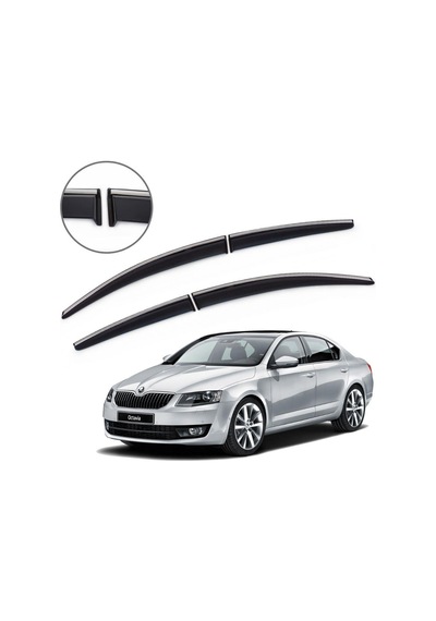 Skoda Octavia Krom Çıtalı Cam Rüzgarlığı 2013-2019