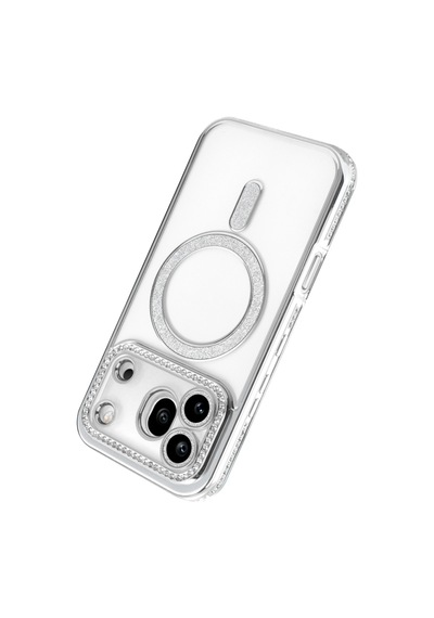 Newface Huawei Honor 600 Pro Joke Simli Magneticsafe Kılıf Gümüş