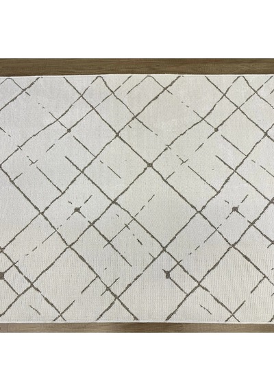 Hoom Rugs Terrace 8207 Beyaz Hav Toz Vermez Dekoratif Kilim