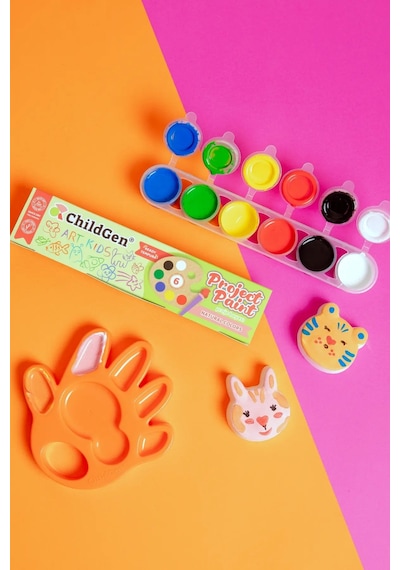 Childgen Doğal Proje Boyası 6x25ml Renkli