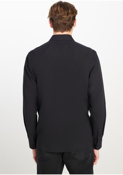 Lee Regular Fit Gömlek Black Black