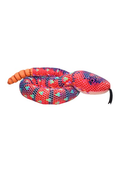 Wild Republic Kırmızı Yeşil Yılan 137 Cm 23527 Çok Renkli