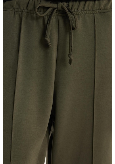 Tudors Kadın Modal Kumaş Slim Fit Dar Kesim Beli Lastikli Bağcıklı Haki Pantolon-34247 Haki Tudors Kadın Modal Kumaş Slim Fit Dar Kesim Beli Lastikli Bağcıklı Haki Pantolon-34247 Haki