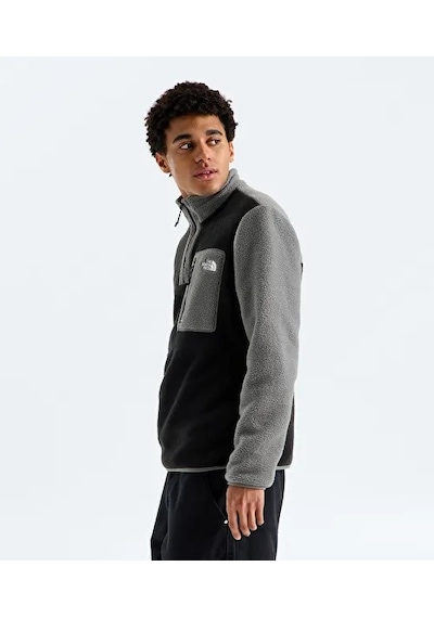 The North Face Yumiori 1/4 Boy Fermuarlı Erkek Polar Sweatshirt Nf0a883swoo1 Siyah