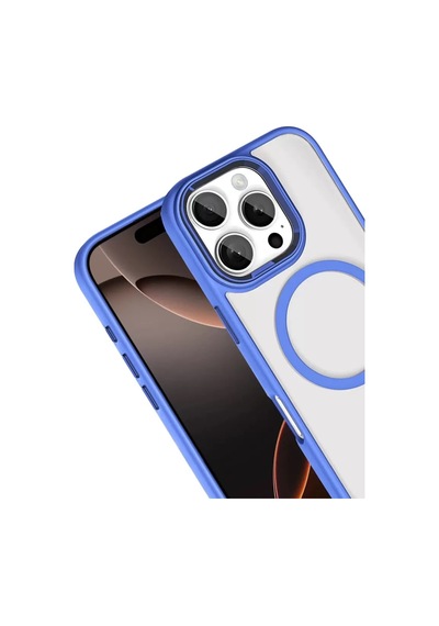 iPhone Uyumlu 16 Pro Max Terea Magsafe Kapak - Mavi