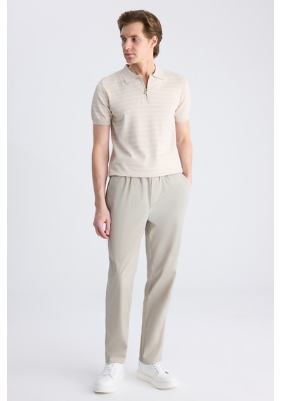 D's Damat Ds Damat Regular Fit Ekru Balıksırtı Pamuklu Jogger Pantolon 4hc0300130022 E01