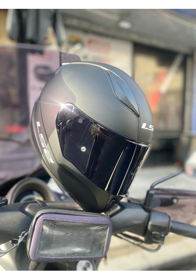 Ls2 Rapıd Mat Siyah Kask - Siyah Vizör Çok Renkli