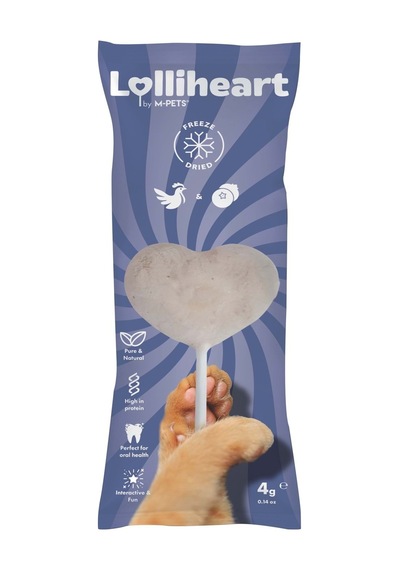 M-pets Lolliheart Yaban Mersinli Kedi Ödülü 4gr 15li Koli