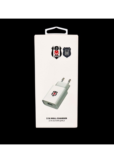 Beşiktaş Lisanslı Type-c Data-şarj Kablosu Ve Şarj Adaptörü 1 Metre