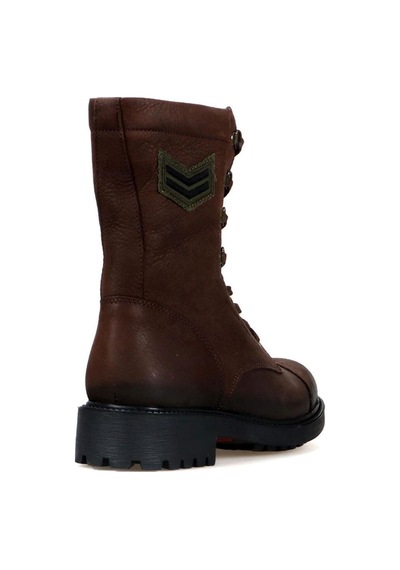 Hammer Jack Garson Boot Hakiki Deri Kahve Yıkama Nubuk Outdoor Kadın Bot Kahverengi