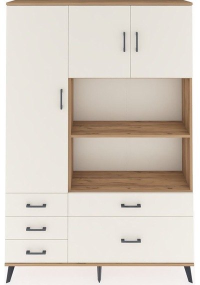 Arges Dolap 7 Raflı 5 Çekmeceli 3 Kapaklı 132x30x195 Çam-ayta... Çam Arges Dolap 7 Raflı 5 Çekmeceli 3 Kapaklı 132x30x195 Çam-ayta... Çam