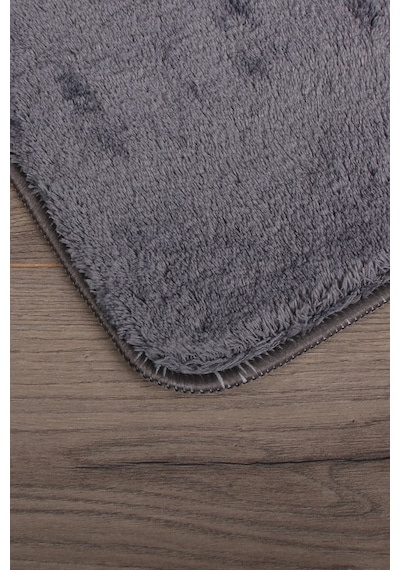 Relax Antrasit 80x150 + 50x80 Cm Büyük Ebat 2'li Banyo Halısı Pas Antrasit