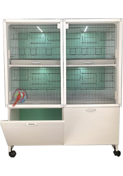 İstanbul Kafes Model 4D Pvc Kuş Dolabı
