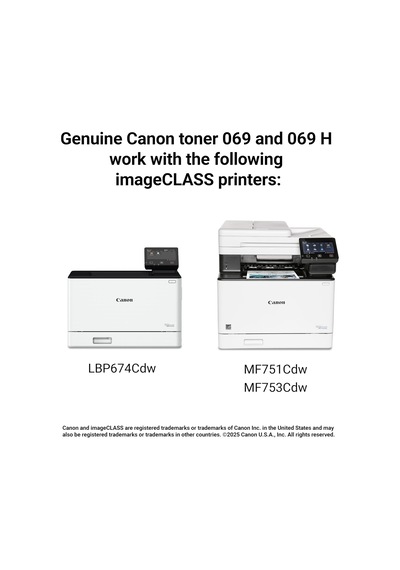 069 Mavi Toner Kartuşu, Mf753cdw, Mf751cdw Ve Lbp674cdw Yazıcılarla Uyumlu