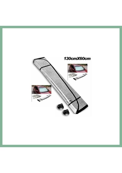 Bşkvirgo Araba Ön Cam Güneşliği 130 60 Cm Parlak Bsk2026 Standart