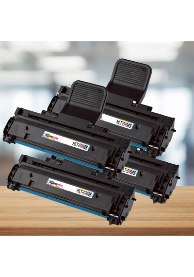 Samsung 108 / Mlt-d108s Uyumlu Toner 4'lü  Paket / Ml-1640 / Ml-2240 / Ml-2241