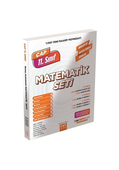 Çap Yayınları 11. Sınıf Matematik Maarif Model Set