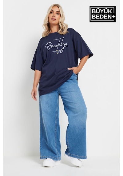 Superlife Süperlife Kadın Büyük Beden El Yazılı Brooklyn Baskılı 3xl-6xl Bisiklet Yaka Tshırt Spr25btsk510-6 Lacivert Superlife Süperlife Kadın Büyük Beden El Yazılı Brooklyn Baskılı 3xl-6xl Bisiklet Yaka Tshırt Spr25btsk510-6 Lacivert
