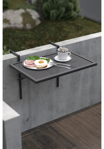 Retodesign Metal Katlanır Balkon Masası -askılı Katlanır Masa 500 Siyah Retodesign Metal Katlanır Balkon Masası -askılı Katlanır Masa 500 Siyah