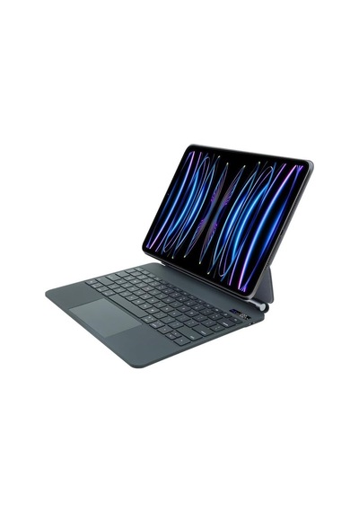 İpad Air Ve Pro 11 Uyumlu Manyetik Askı Tasarımlı Touchpad Li Türkçe Q Kablosuz Klavye Kb13
