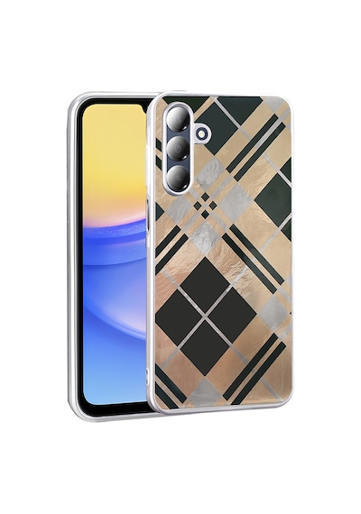 Galaxy A16 Kılıf Desenli Zore Mep Kapak Geometrik