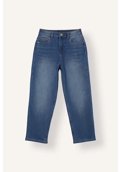 Defacto Wide Leg Fit Rahat Geniş Paça Jean Pantolon Erkek Çocuk H9439a826wnnm28 Mavi-nm28