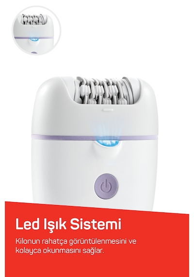 Arzum Ar5173 Sateen Touch Şarjlı Epilasyon Cihazı, Beyaz