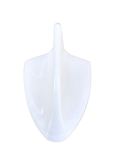 Zendar Oto Anten Dekoratif Jaws Balina Balık Sırtı Yapıştırma Süs Anteni 10Cm Beyaz Yes-055 B