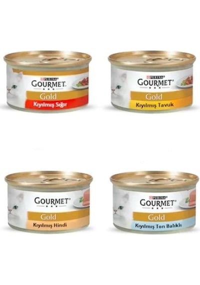 Gourmet Gold Süper Karışık Konserve Yetişkin Kedi Maması 24 x 85 G