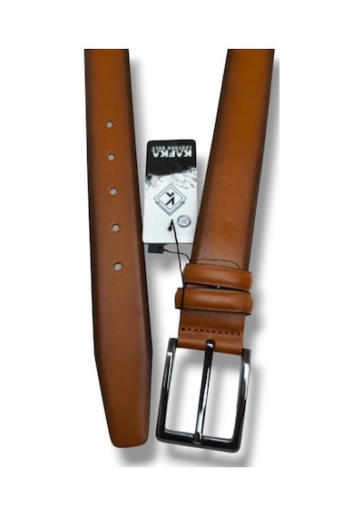 Kafka K140-26 Hakiki Deri Klasik Erkek Kemer 110 Cm Taba