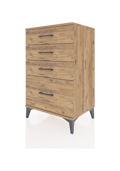 Hyperion Komodin 4 Çekmeceli 60x44x96 Çam-çam Çam