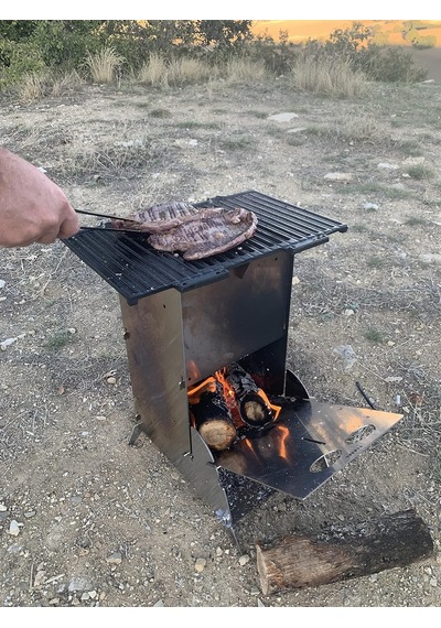 Dış Mekan Soba Ocak Smoker Bbq Çok Renkli