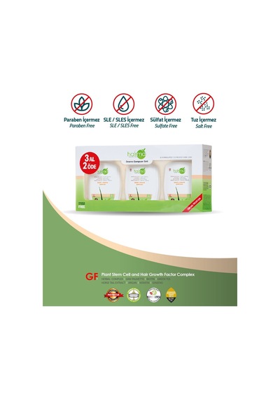 Saç Bakım Ve Onarım Şampuanı 300 Ml 3'lü Set Tüm Saç Tipleri