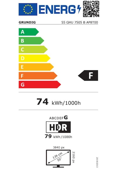 Grundig 55 GHU 7505 B 55" 139 Ekran Uydu Alıcılı 4K Ultra HD Smart Led TV