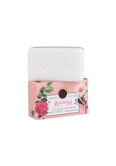 Hanımağa Gül-susam-papatya Doğal Sabun 100gr 10 Gül - Papatya - Susam