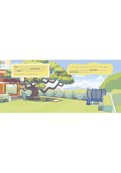 Bluey: Let's Play Outside : Magnet Book