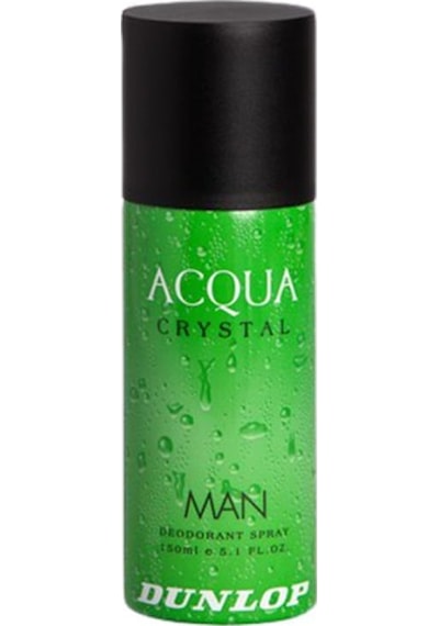 Dunlop Acqua Crystal Erkek Sprey Deodorant 150 ML