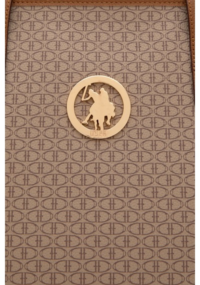 U.S. Polo Assn. Kadın Koyu Bej Omuz Çantası 50311446-VR088