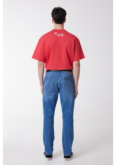 Lee Straight Fit Düz Kesim Yüksek Bel Açık Mavi Esnek Austin Jean Denim Kot Pantolon L733017A34 Mavi