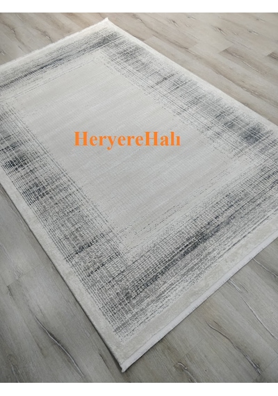 Lagos Xw Lgs 08 Cream Sılver Hav Toz Vermez Modern Makina Halısı