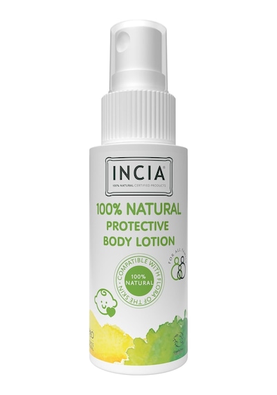 Incıa%100 Doğal Koruyucu Vücut Losyonu Sprey Yenidoğan Bebek Çocuk İçin Limon Okaliptus Vegan 50 Ml