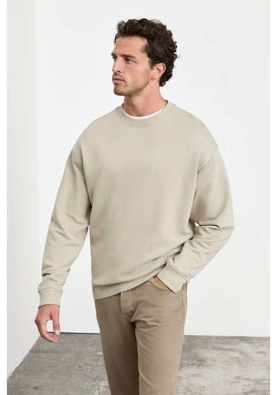 Grımelange Nedved Erkek Taş Rengi Sweatshirt Diğer