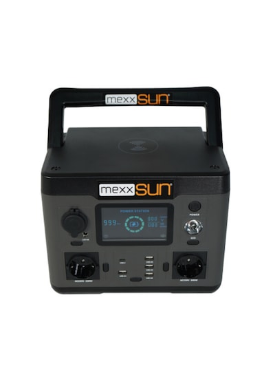 Mexxsun Power Station 540 Wh Lityum Batarya 500 W Çıkış Gücü Taşınabilir Protatif Güç İstasyonu