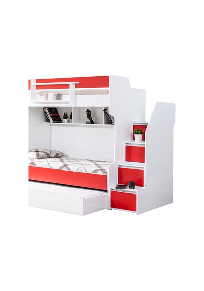 Ranza, Cesur Yavrulu Ranza - Kırmızı 3 Adet Comfort Yatak 90 X 190 CM