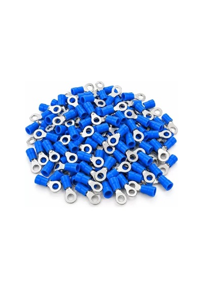 Sh Powermaster Pm-39059 1,5-2,5mm2 Kesit 22x8x6,5mm Soket Mavi İzoleli Kablo Pabucu 100'lü Paket Najmaddin
